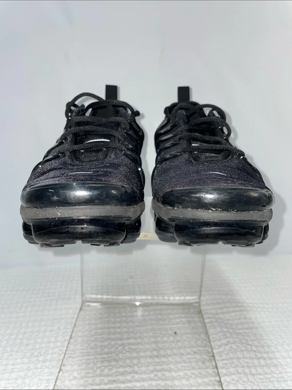 NIKE AIR VAPORMAX PLUS TRIPLE BLACK SNEAKERS FTL-07-049